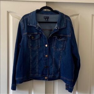 JONES NEW YORK Denim Blue Women's Jacket. Size XXL